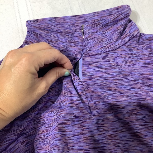 Lucy Athletic Jacket Pullover Sweater Workout Yoga Purple Medium - Picture 13 of 13